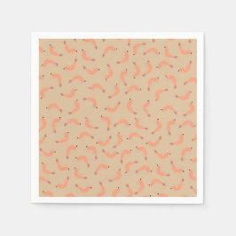 Garnaal baby shower servet