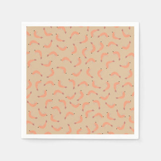 Garnaal baby shower servet