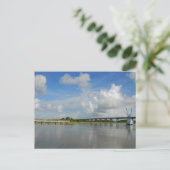 garnaal Boat Tybee Island Georgia Briefkaart (Staand voorkant)