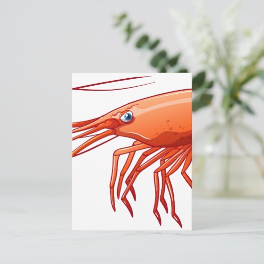 Garnaal Briefkaart (Staand voorkant)