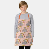 Garnaal en ei Noodle (Small Schort) Schort (Gedragen)