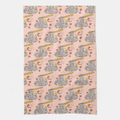 Garnaal en eiderkeukenhanddoek theedoek (Verticaal)