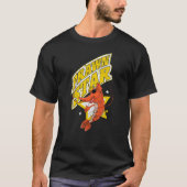 Garnaal Funny Prawn Star Retro Shellfish and Seafo T-shirt (Voorkant)