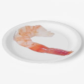 Garnaal/garnaal Papieren Bordje (Gekanteld)
