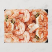Garnaal in ontvangst briefkaart (Voorkant)