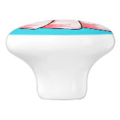 Garnaal Keramische Knop (Zijkant)