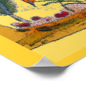 Garnaal Koken Abstract Poster (Hoek)