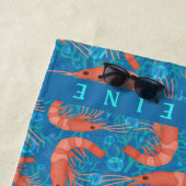 Garnaal - Kustblauw Zee Blauw Strandlaken (In situ)