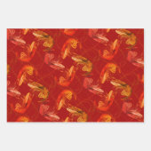 Garnaal Long Antennae Pattern Inpakpapier Vel (Voorkant 3)