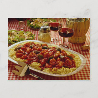 Garnaal marinara diner briefkaart