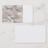 garnaal op visitekaartje (Voorkant / Achterkant)