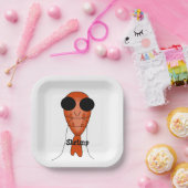 Garnaal Papieren Bordje (Feest)
