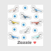 Garnaal Sticker (Vel)