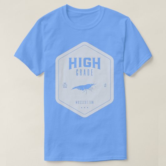 Garnaal van hoge kwaliteit t-shirt (Design voorkant)