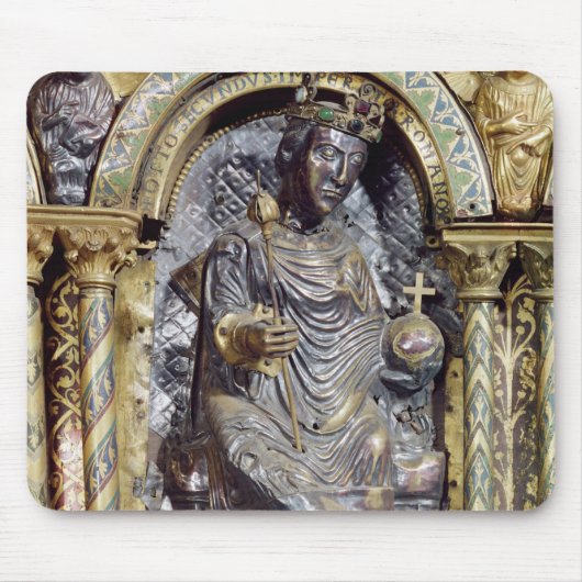 Garnaal van keizer Charlemagne Muismat (Voorkant)