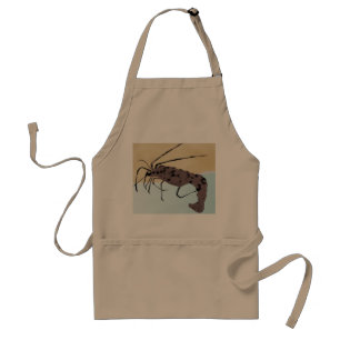Garnaal voor de BBQ Apron Standaard Schort