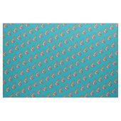 garnaal zeekreeft kitsch stof (Yard (91,4 cm))
