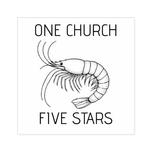 garnaalinktstempel rubberstempel (Afrduk)