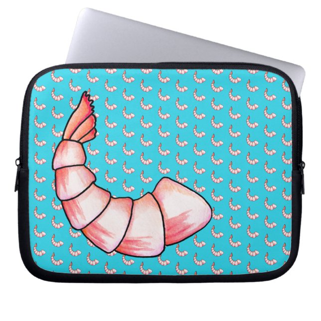 Garnaalstaart Laptop Sleeve (Voorkant)