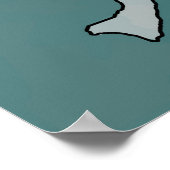 Garnalen, abstract poster (Hoek)