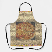 Garnalen Alfredo Pizza Acryl Wall Art Schort (Voorkant)