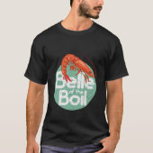 Garnalen Belle van de Boil Grappige Vrouwen Retro  T-shirt (Voorkant)