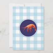 Garnalen Boil Verlovingsfeest Zeevruchten Zeekreef Kaart (Achterkant)