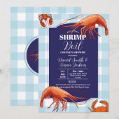 Garnalen Boil Verlovingsfeest Zeevruchten Zeekreef Kaart (Voorkant / Achterkant)