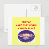 garnalen briefkaart (Voorkant / Achterkant)