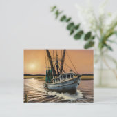 Garnalen Briefkaart (Staand voorkant)