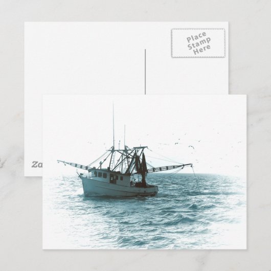 Garnalen Briefkaart (Voorkant / Achterkant)