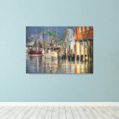 Garnalen. Canvas Afdruk (Insitu (Houten vloer))