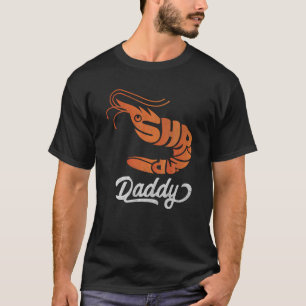 Garnalen Daddy Retro  Oranje Garnalen Aquarium T-shirt