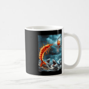 Garnalen die op haaien duiken Funny Ocean Sketll M Koffiemok