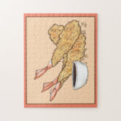 Garnalen Ebi Tempura Japanse keuken Legpuzzel (Verticaal)