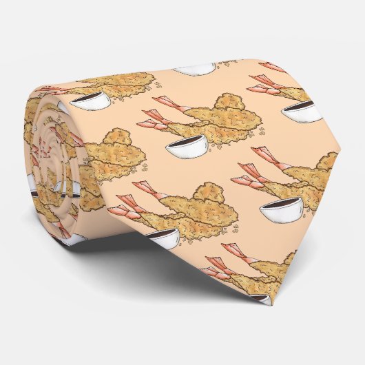 Garnalen Ebi Tempura Japanse keuken Stropdas (Opgerold)