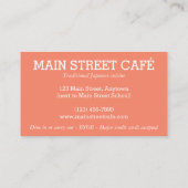 Garnalen Ebi Tempura Japanse keuken Visitekaartje (Achterkant)