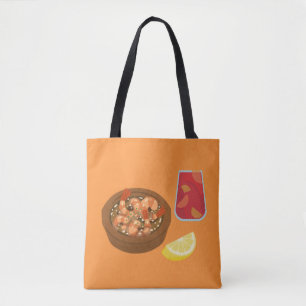 Garnalen en Sangria Tote Bag