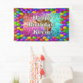 Garnalen Gepersonaliseerde karakter verjaardag ban Spandoek (Insitu)