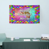 Garnalen Gepersonaliseerde karakter verjaardag ban Spandoek (Beurs)