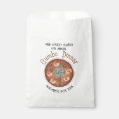 Garnalen Gumbo Stew Louisiana LA New Orleans Food Bedankzakje (Voorkant)