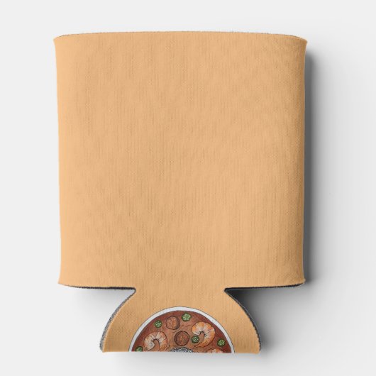 Garnalen Gumbo Stew Louisiana LA New Orleans Food Blikjeskoeler (Achterkant)