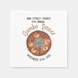 Garnalen Gumbo Stew Louisiana LA New Orleans Food Servet