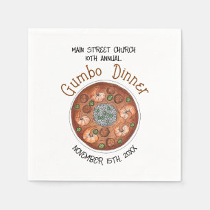 Garnalen Gumbo Stew Louisiana LA New Orleans Food Servet