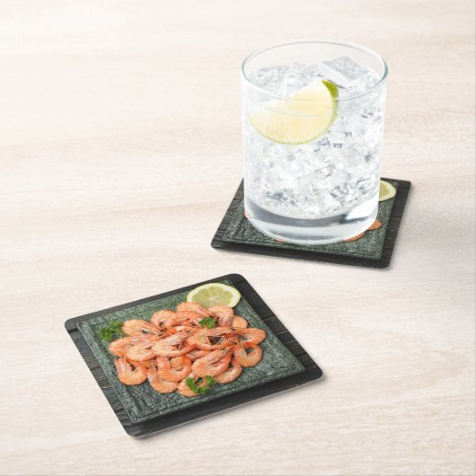 Garnalen Kartonnen Onderzetters (Insitu)