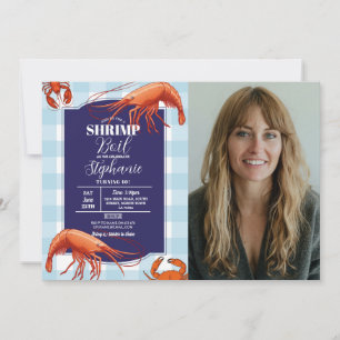Garnalen koken verjaardagsfeestje zeevruchten krab kaart