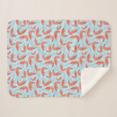 Garnalen Koraalocebels Nautisch Zee V2 Sherpa Deken (Voorkant (horizontaal))