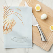  garnalen, Marine Life Ocean Animals Anatomy Theedoek (Quarter Fold)