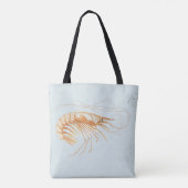 garnalen, Marine Life Ocean Animals Anatomy Tote Bag (Achterkant)