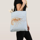  garnalen, Marine Life Ocean Animals Anatomy Tote Bag (Dichtbij)